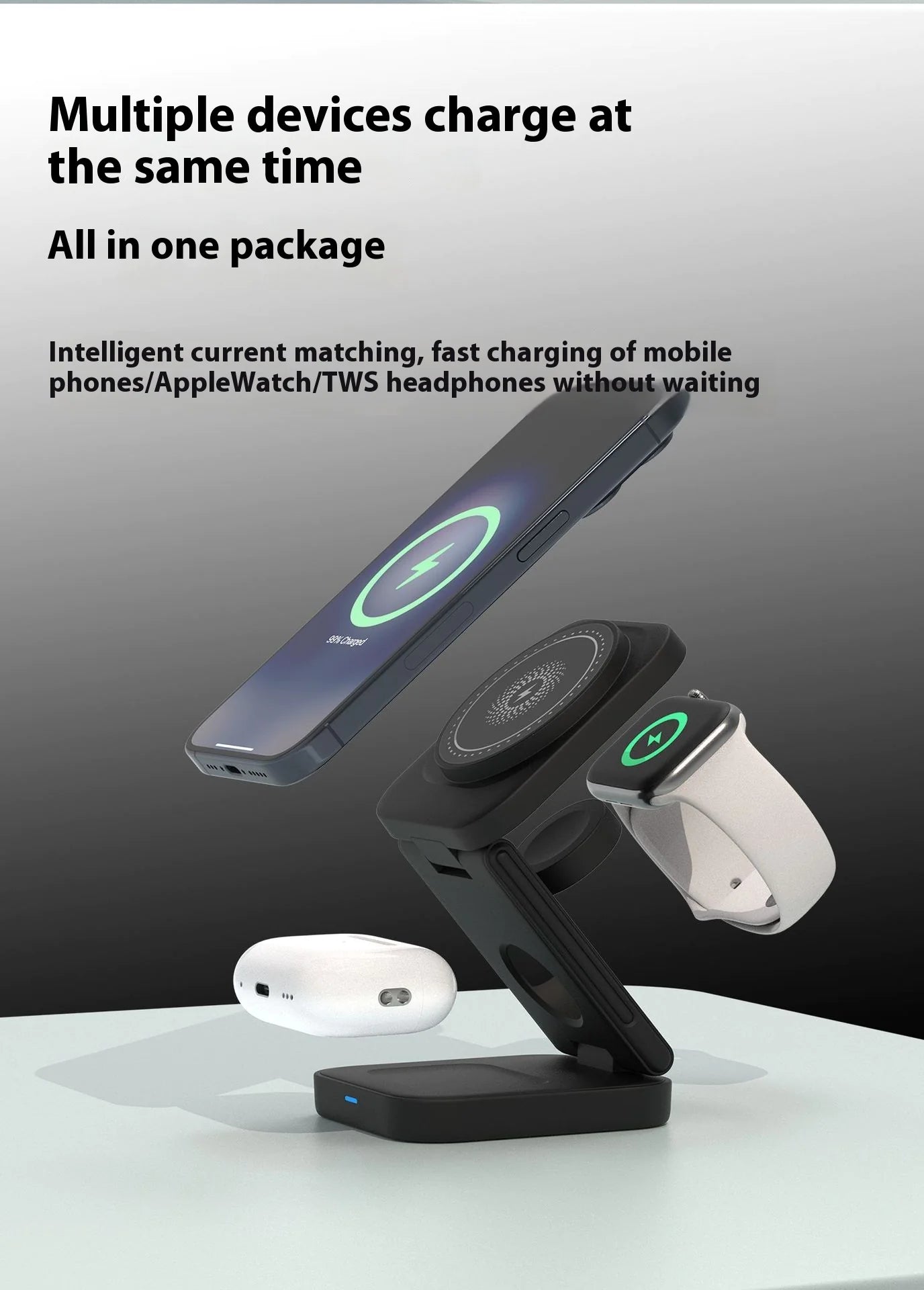 3-in-1 Foldable Wireless Charger