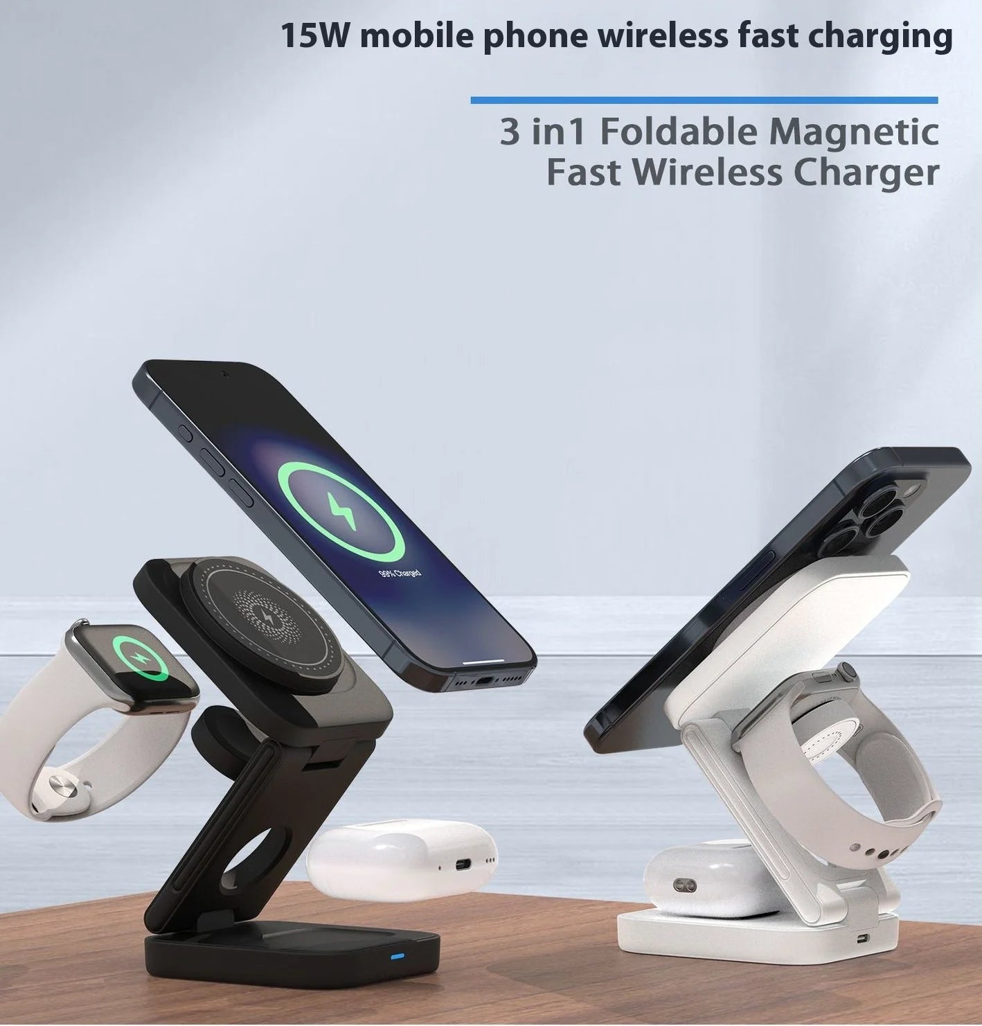 3-in-1 Foldable Wireless Charger