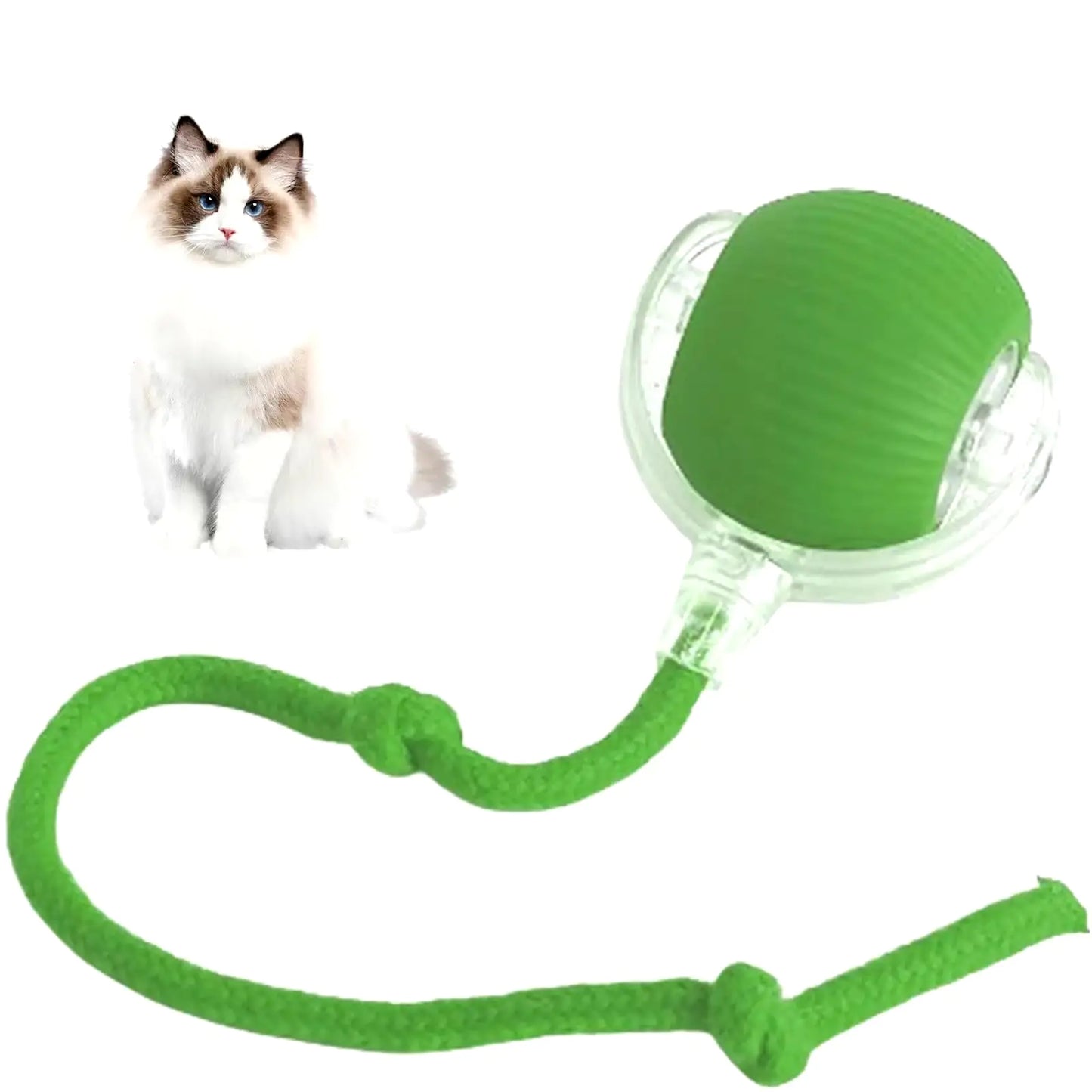 Smart AI Pet Rolling Ball 2025 – Auto-Charging Interactive Toy for Cats & Dogs (Obstacle Avoidance + 3 Play Modes)