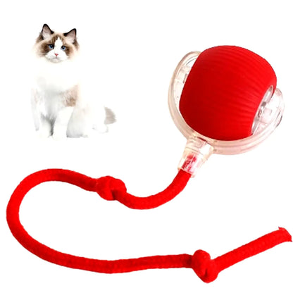 Smart AI Pet Rolling Ball 2025 – Auto-Charging Interactive Toy for Cats & Dogs (Obstacle Avoidance + 3 Play Modes)